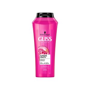 شامپو تقویت کننده گلیس gliss مدل supreme length در حجم 500 میلی لیتر